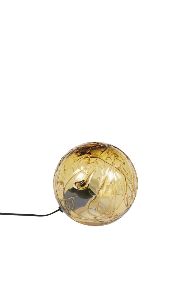 DUTCHBONE Lune bordlampe S - guld glas og strygejern