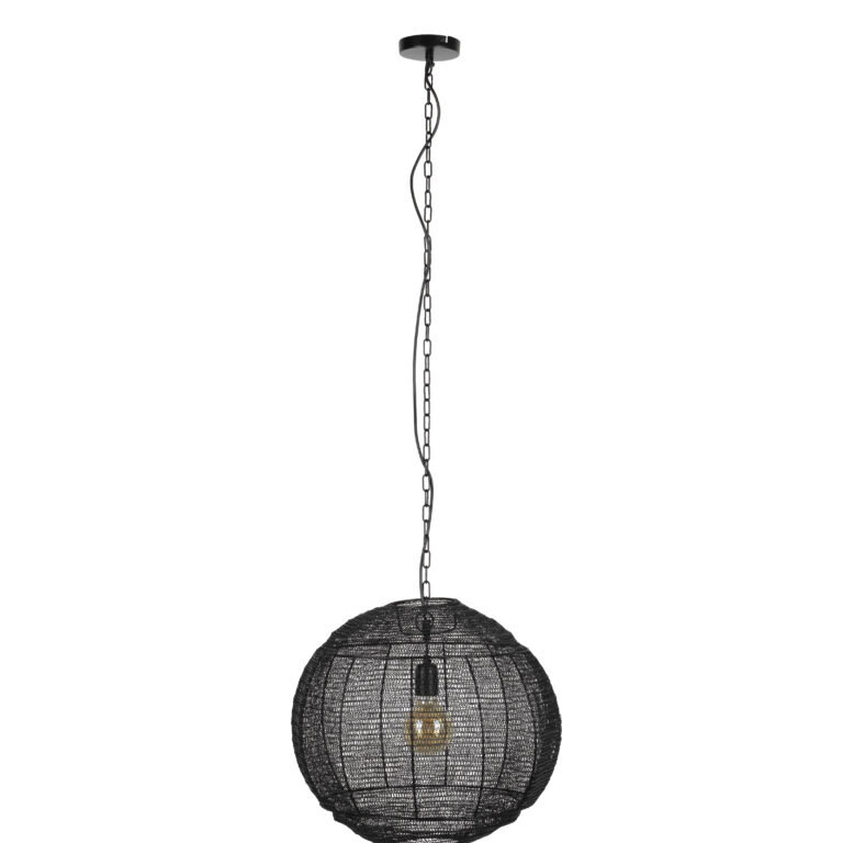 DUTCHBONE Meezan loftlampe, M - sort jern