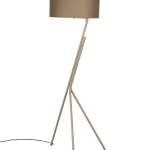 DUTCHBONE Murphy gulvlampe - stof og beige metal