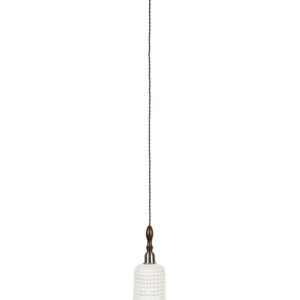 DUTCHBONE Poppy loftlampe, høj - hvid keramik