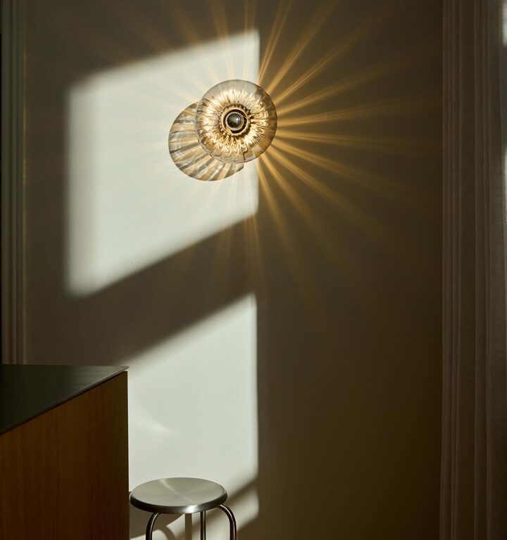 Decor Smoke Glass væglampe/loftlampe