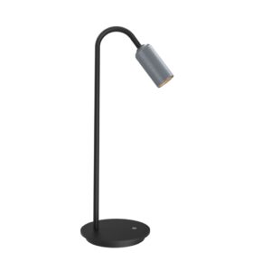 Decor T1 bordlampe, sort/alu