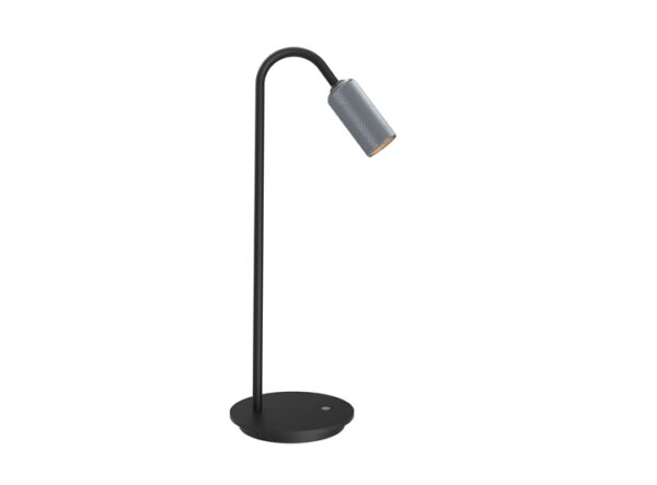 Decor T1 bordlampe, sort/alu