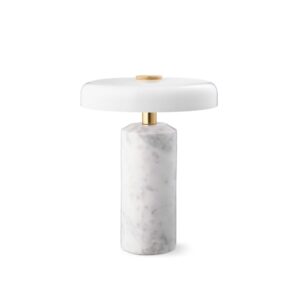 Design By Us Trip Carrara/Opal Bordlampe