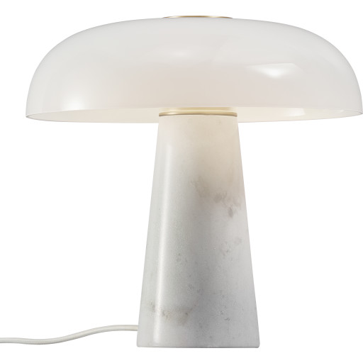 Dftp Glossy bordlampe, hvid