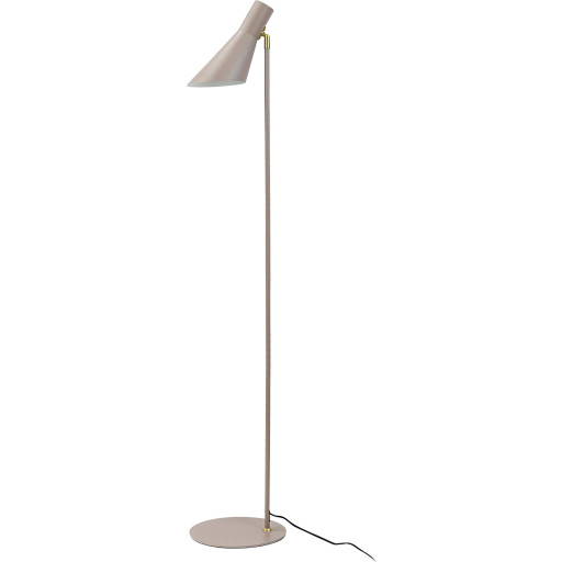 Dyberg Larsen DL12 gulvlampe, beige/messing