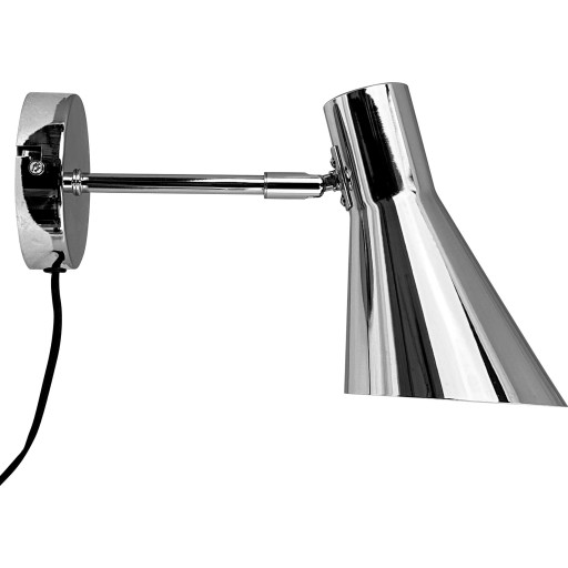 Dyberg Larsen DL12 væglampe, krom