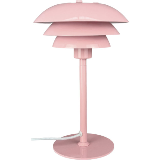 Dyberg Larsen Sixteen bordlampe, lyserød