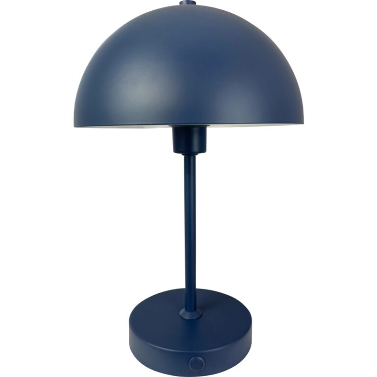 Dyberg Larsen Stockholm genopladelig bordlampe, blå