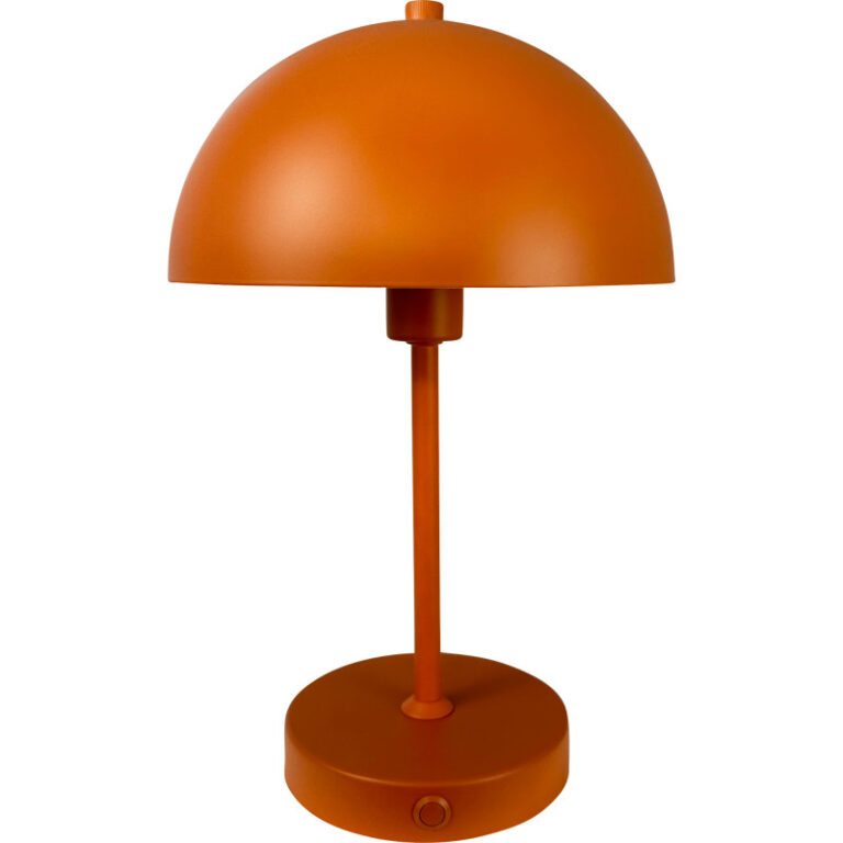 Dyberg Larsen Stockholm genopladelig bordlampe, orange