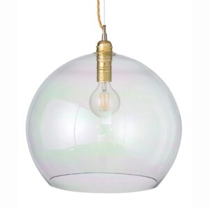 Ebb & Flow Rowan Pendel Light Ø39 Cm Chameleon/gold - Pendler Mundblæst Glas Guld - LA101768