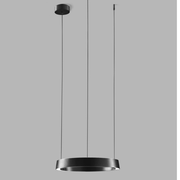 Edge Round Ø400 Switch Tune Pendel - Carbon Sort - LIGHT-POINT