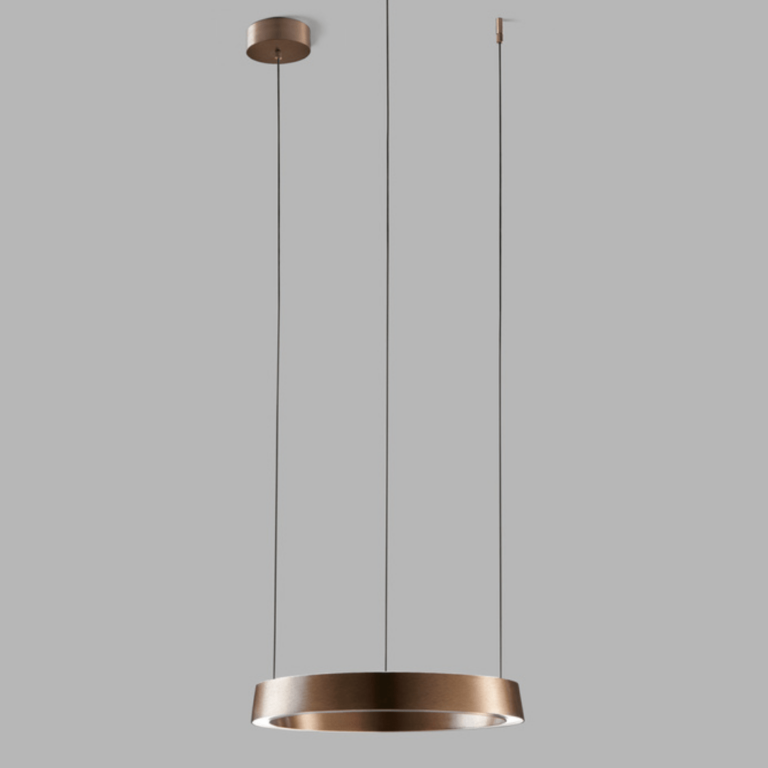 Edge Round Ø400 Switch Tune Pendel - Rose Gold - LIGHT-POINT