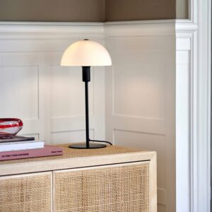 Ellen 20 bordlampe, sort/opal