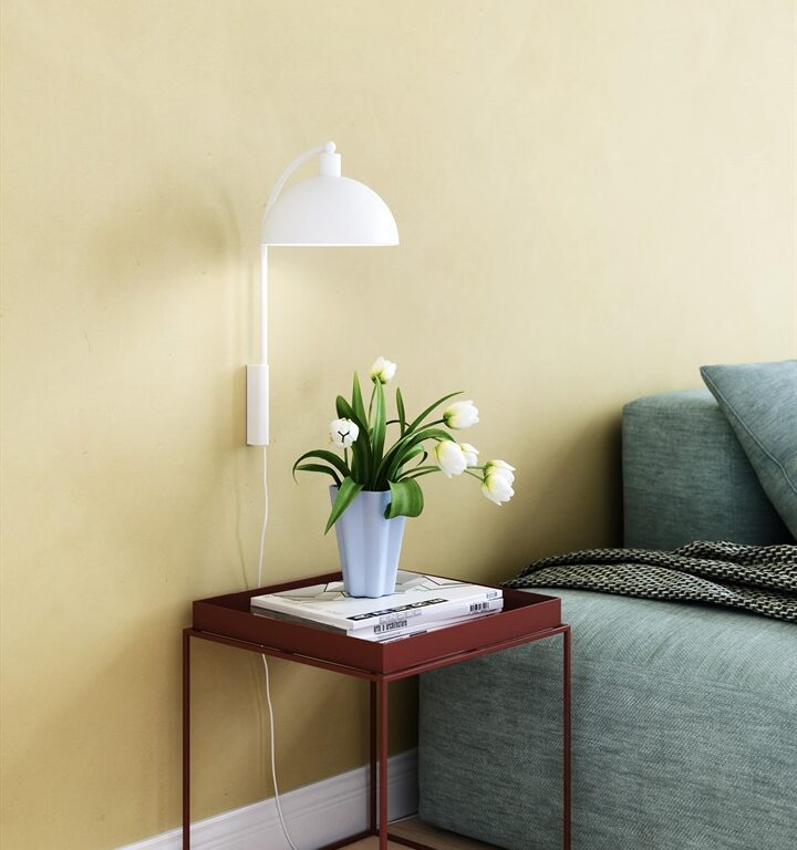 Ellen 20 væglampe, hvid