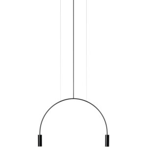Estiluz Volta T-3535-w Pendel / / - Pendler Aluminium Sort - VOL_3535S_262626W