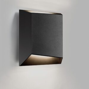 Facet Up-Down Sort Væglampe W2 - Udstillingsmodel LIGHT-POINT