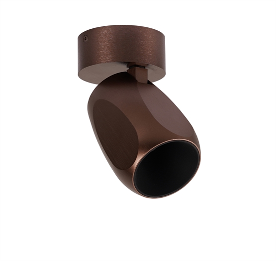 Facet W70 loftlampe/spot, dark coffee