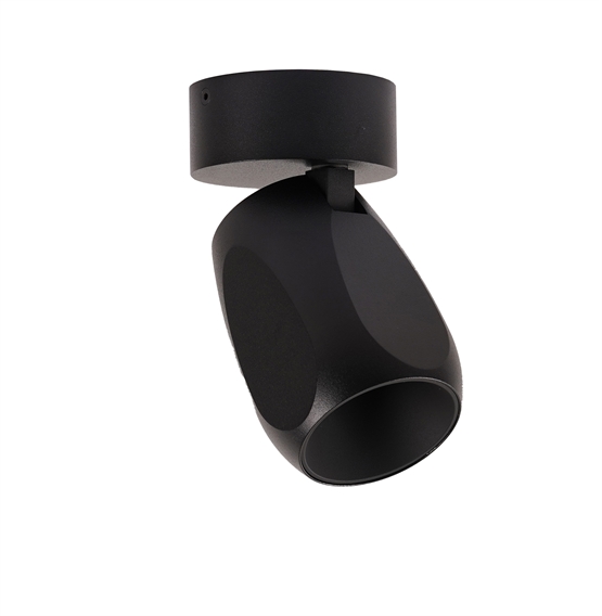 Facet W70 loftlampe/spot, sort