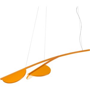 Flos Almendra Organic Y Short S2 Pendel Okkergul - Pendler Aluminium Ochre - F0442027