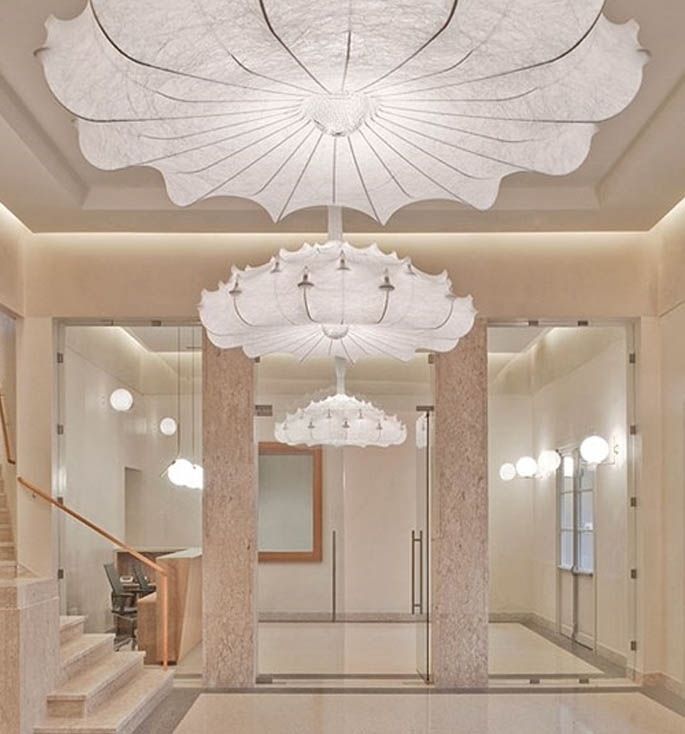 Flos B&M Exclusive Zeppelin 1 Hvid Lysekrone