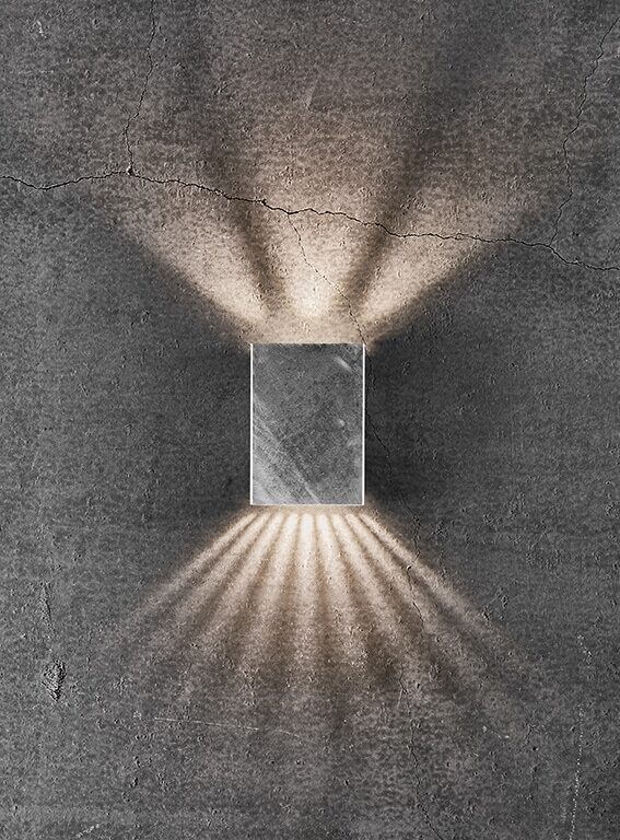 Fold 10 udendørs væglampe LED, galvaniseret stål