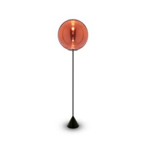 Globe Cone Slim gulvlampe, kobber