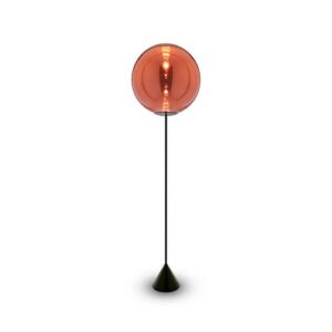 Globe Cone Slim gulvlampe, kobber