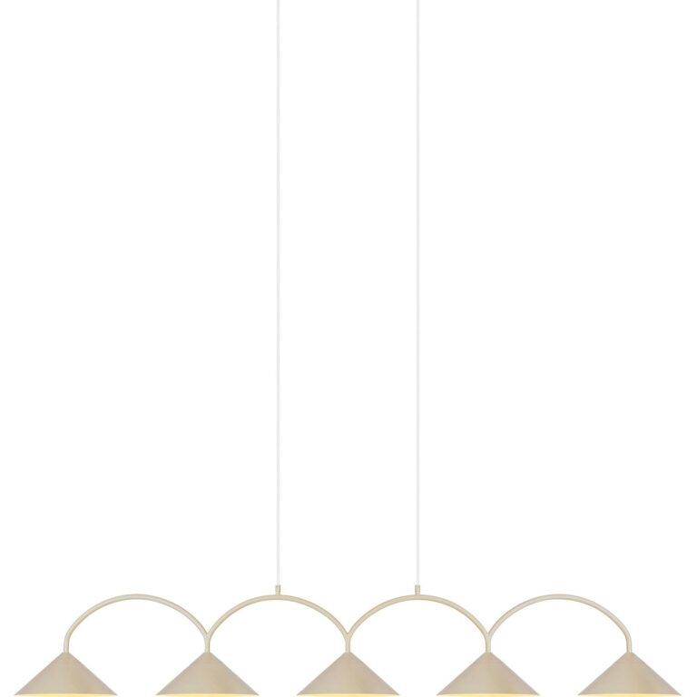 Globen Lighting Curve 5 Pendel - Pendler Metal Beige - 472002