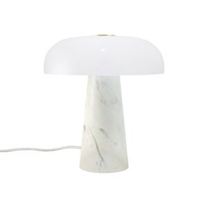 Glossy Mini Bordlampe Hvid - Design For The People