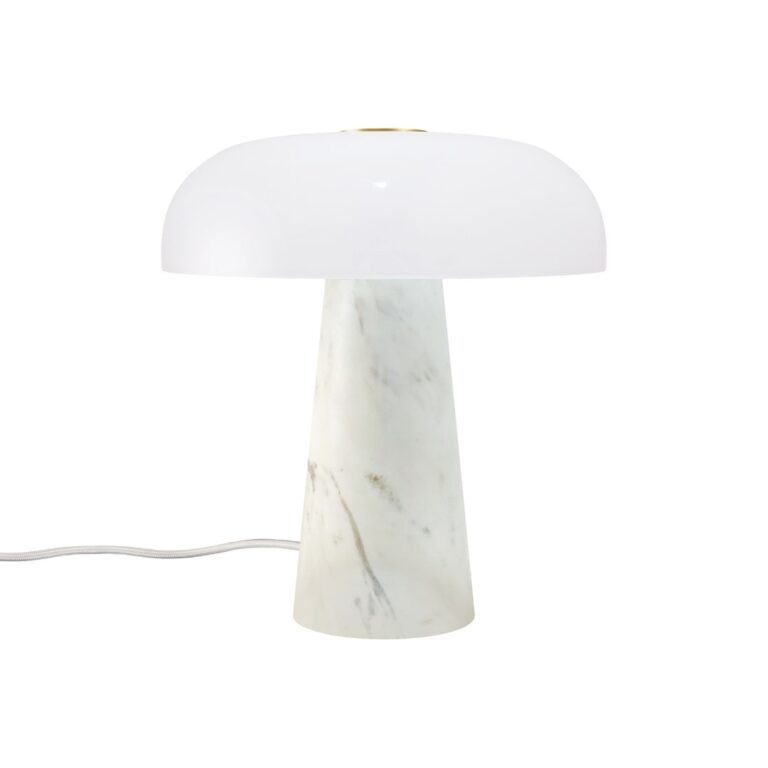 Glossy Mini Bordlampe Hvid - Design For The People