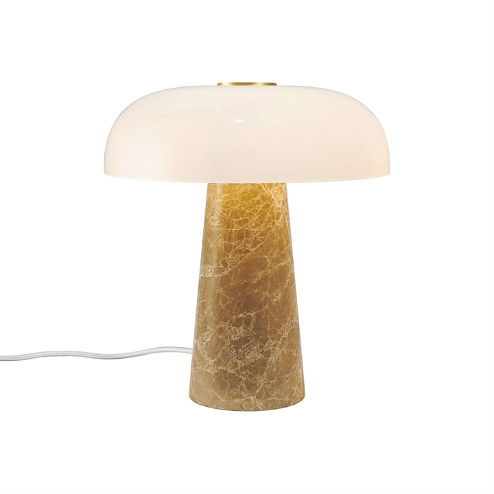 Glossy Mini bordlampe, beige