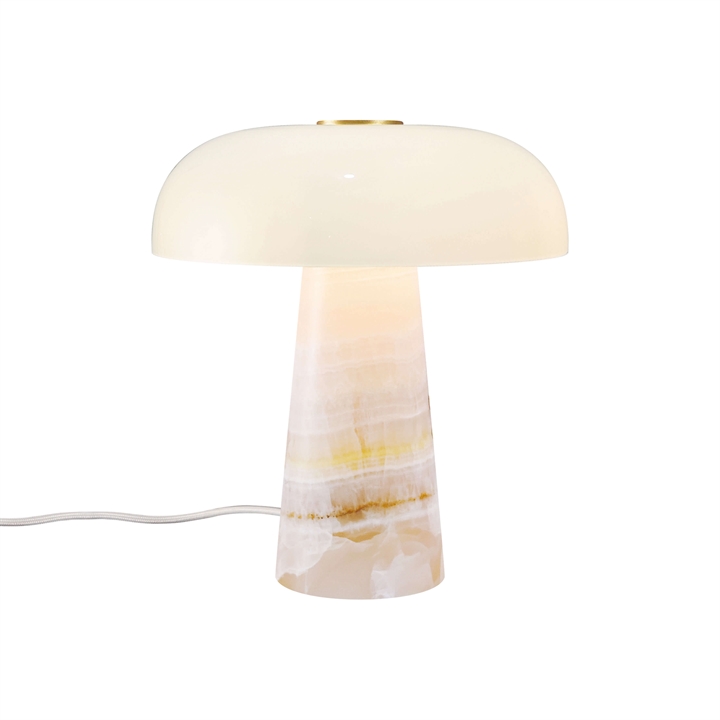 Glossy Mini bordlampe, pink jade