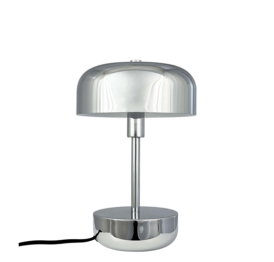 Haipot bordlampe, krom