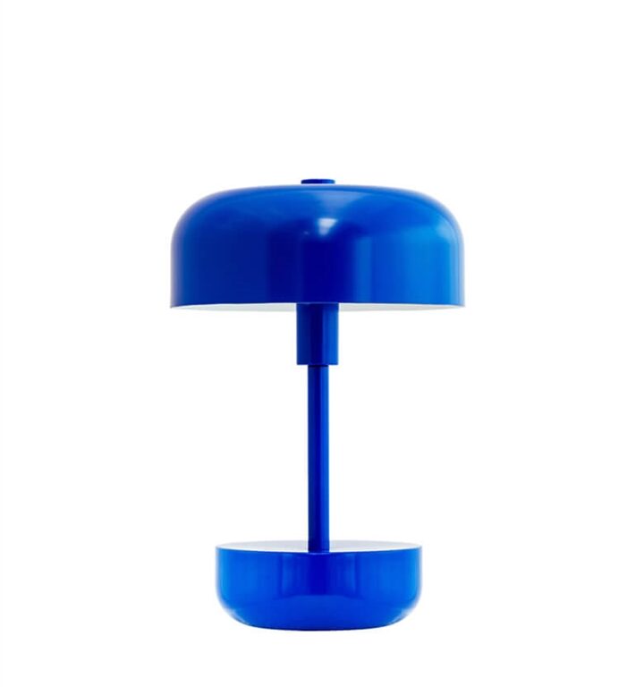 Haipot portable bordlampe/batterilampe, blå