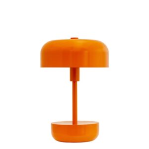 Haipot portable bordlampe/batterilampe, orange