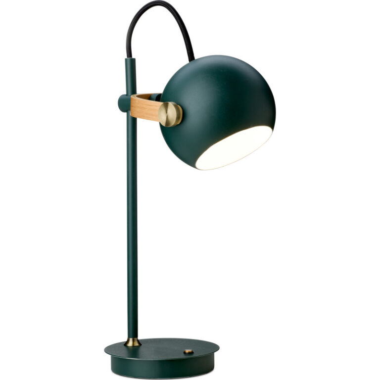 Halo Design D.C genopladelig bordlampe, grøn