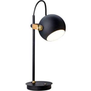 Halo Design DC genopladelig bordlampe, sort