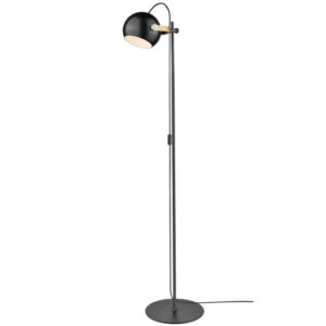 Halo Design DC gulvlampe med 1 skærm - sort metal