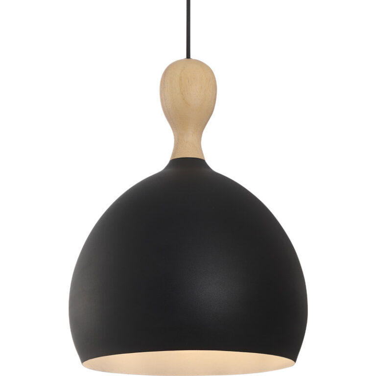 Halo Design Dueodde pendel, sort/metal, Ø30 cm
