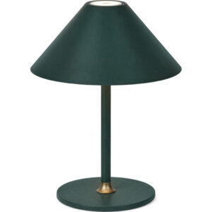 Halo Design Hygge genopladelig bordlampe, H20 cm, mørkegrøn