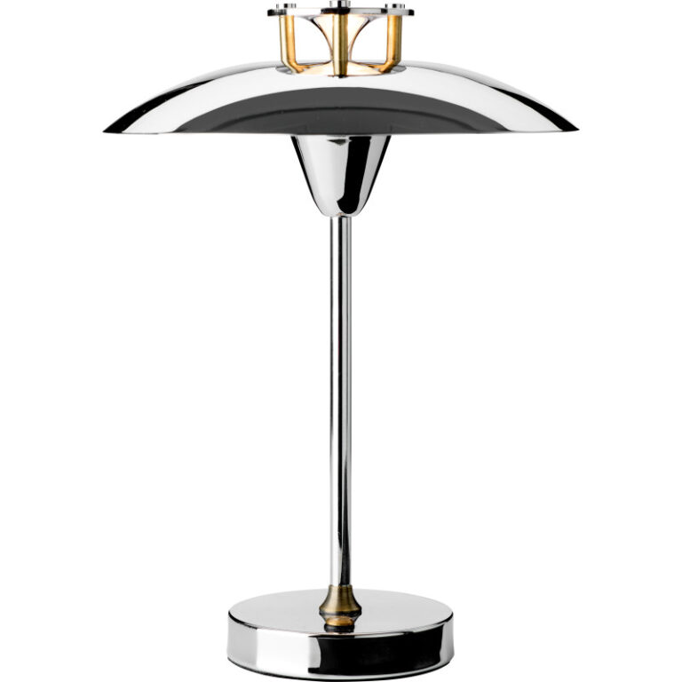 Halo Design Mini Stepp 1-2-3 genopladelig bordlampe, krom
