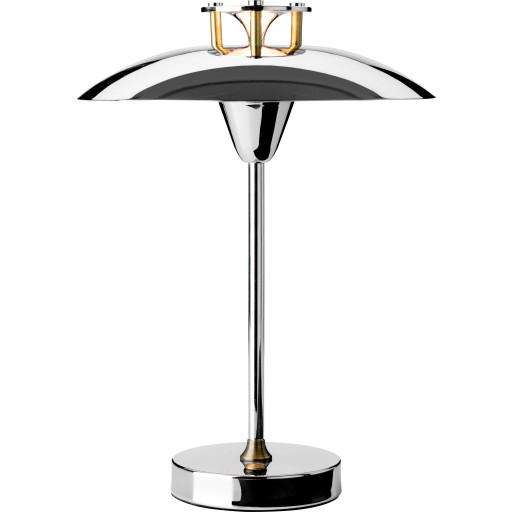 Halo Design Mini Stepp 1-2-3 genopladelig bordlampe, krom