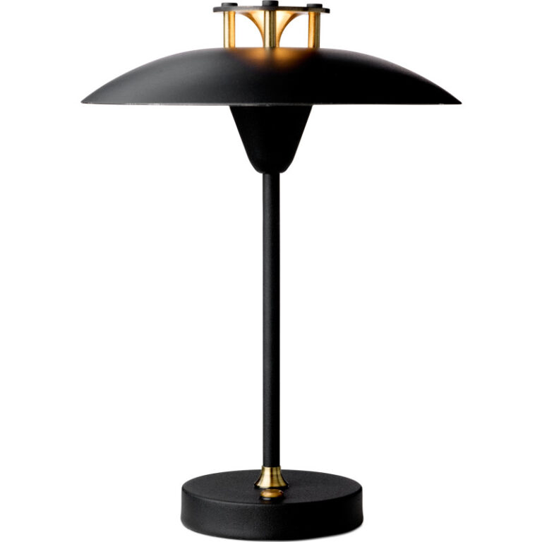 Halo Design Mini Stepp 1-2-3 genopladelig bordlampe, sort