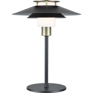 Halo Design Rivoli bordlampe, sort/messing