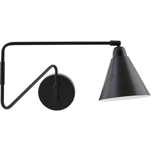 House Doctor Game væglampe, 70 cm, sort