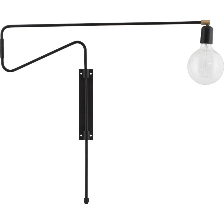 House Doctor Swing væglampe, 70 cm, sort