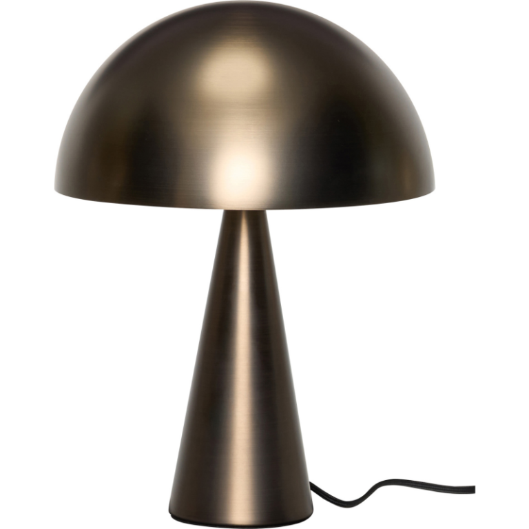 Hübsch Mush bordlampe, bruneret messing, 34 cm