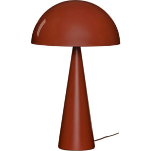 Hübsch Mush bordlampe, mørkerød, 50 cm