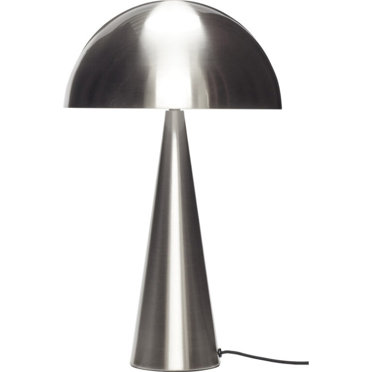 Hübsch Mush bordlampe, nikkel, 50 cm